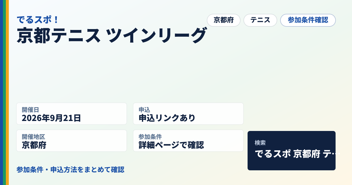 京都テニス ツインリーグ